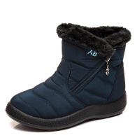 Botas De Invierno Para Mujer Botas De Nieve Impermeables Y Ligeras De Caña Alta Calzado Casual Con Forro De Pluma Y Suela De Goma - details 3