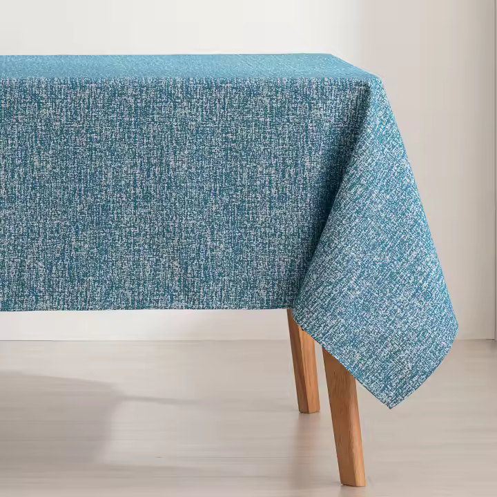 GAMUSI - Mantel jacquard premium rectangular alto grosor, tacto tela, caída natural, diseño con textura Ramaje - 1