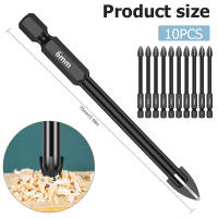 Juego De Brocas Hexagonales Para Azulejos Porcelana Vidrio Espejo Kit De Brocas Multifuncionales Para Metal Trabajo Con Carburo De Titanio - details 9