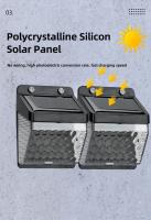 Lámpara Solar Exterior Con Sensor De Movimiento PIR 30 LED Luz De Pared Impermeable Para Jardín Decoración De Calle Luz Solar Autónoma - details 18