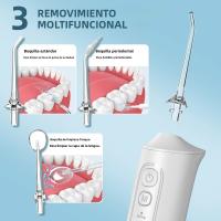 Irrigador Oral Portátil Con Carga USB 300ML Tanque De Agua Cuatro Modos Impermeable Limpieza Oral Pulso Recargable - details 4