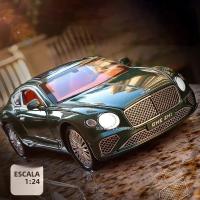 Modelo De Coche De Escala 1:24 Continental GT En Aleación Con Función Retroceso Y Luz Sonido Coche De Metal Para Colección Regalos Para Mayores De 14 Años - details 0
