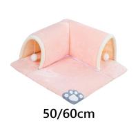 Túnel Para Gatos Plegable Juguete Interactivo Con Bola De Juego Divertido Para Entretenimiento En Casa Tentón Para Gatos Jovenes Y Adultos - details 0