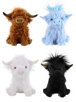 Muñeco De Peluche Navideño Multicolor De Vaca Highland Suave Almohada De Animal Creativa Decoración Para El Hogar Regalos De Cumpleaños Para Niños - details 0