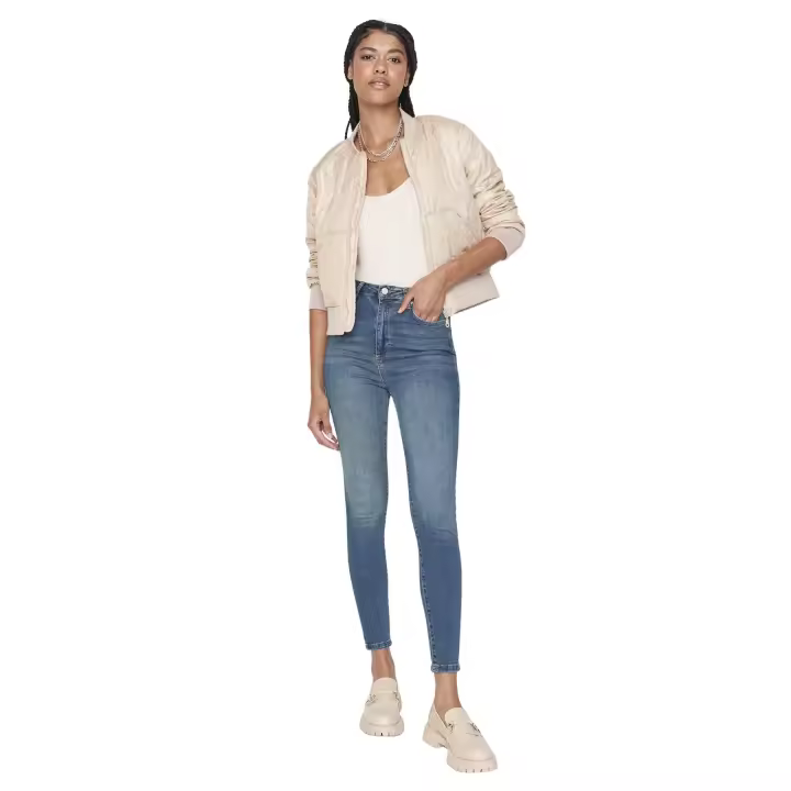 Trendyol Blue Super High Waist Skinny Jeans Twoss22Je0560 - 1