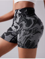 Leggings De Entrenamiento Sin Costuras De Alta Elasticidad En Color Camuflaje Para Mujer Shorts De Yoga Levantador De Glúteos Ropa Deportiva Ajuste Fitness Pantalones De Gimnasio - details 14