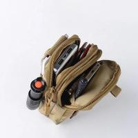 Bolsa De Cintura Para Teléfono Móvil Impermeable De Nylon Multifuncional Casual Para Hombres Small Bag Pouch De Deporte - details 18