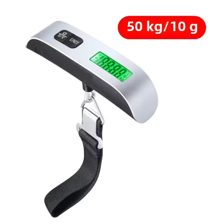 Báscula Digital Electrónica De 50kg With Precision De 10g Para Cocina Equipaje Y Viajes Pesaje Para Maletas - 1