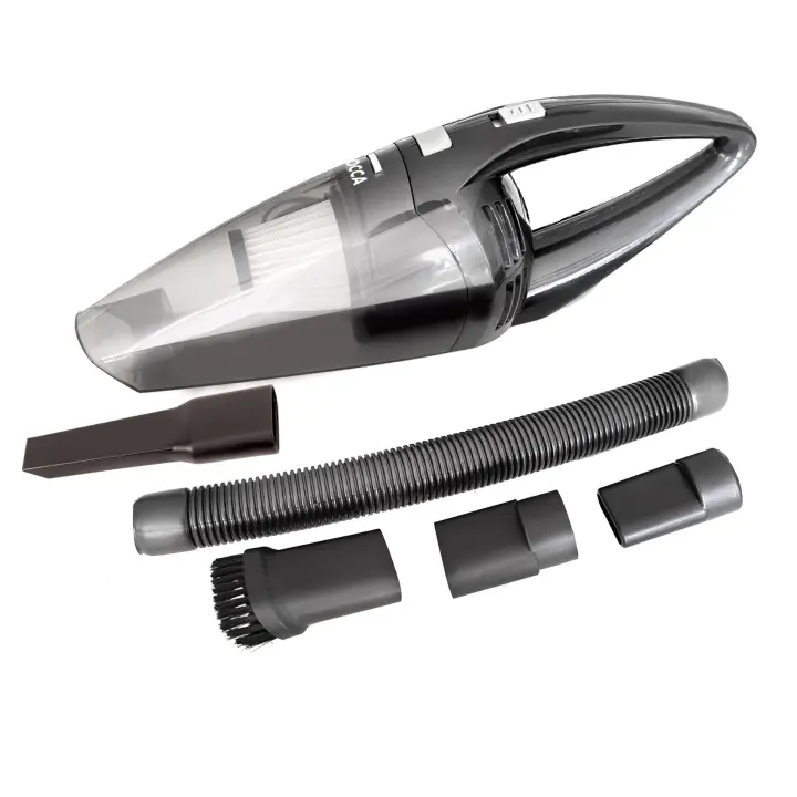 Aspirador de coche Jocca para aspirar sobre superficies húmedas o secas, con filtro HEPA, 5 accesorios, 3 metros de cable, depósito de 0.5l y 100W de potencia - 1