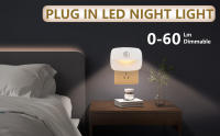 Lámpara Nocturna LED Con Sensor De Movimiento EU Plug Para Decoración De Habitaciones De Niños Pasillo Escaleras WC Lámpara Nocturna Para Dormitorio - details 5