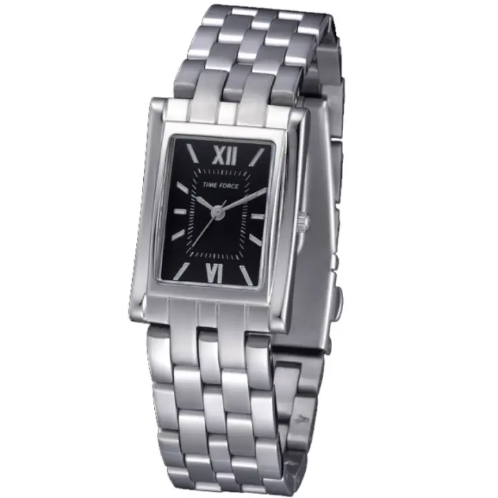 Time Force Tf4044l01m  Reloj Para Para Mujer Color Plateado - 1