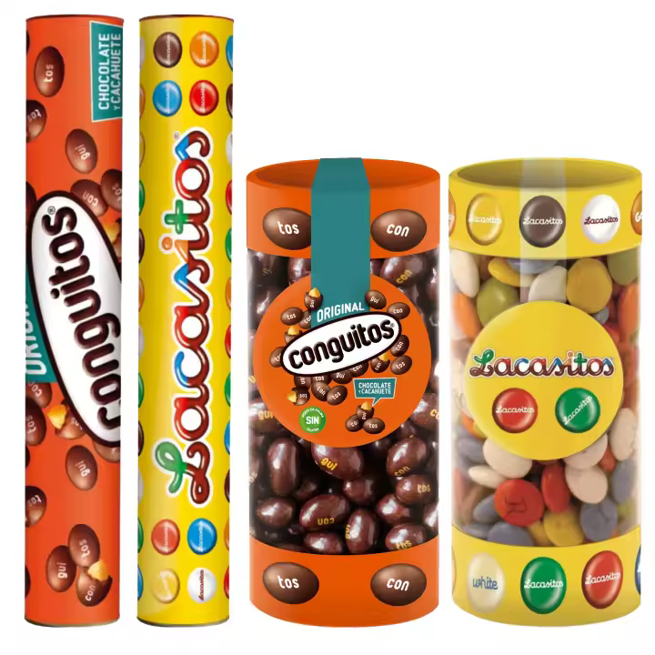Lacasa pack tubos :Conguitos 190g y 450g + Lacasitos 225g y 500g - 1