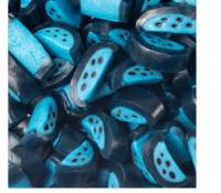 VIDAL Tajadas Frambuesa Regaliz  250U 1,5Kg sabor a frambuesa.  sin gluten  sin grasa sabor original Vidal garantizado - details 1