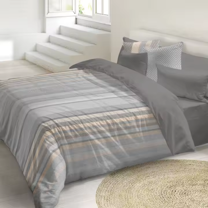 NATURALS  - Funda Nórdica Estampada - Algodón Extrasuave - Incluye Funda Nórdica + 1 o 2 Fundas de Almohada - Funda de Edredón Fabricada en España - Cama 90/105/135/150/180 cm - 1