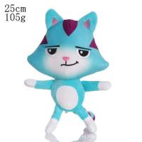 Muñeca De Peluche Gabby Casa De Muñecas Dibujos Animados Gato Sonriente Juguete Para Niñas Regalos De Cumpleaños Animal De Peluche - details 2