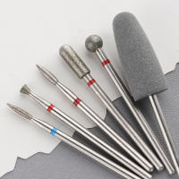 Set De 6 Piezas De Archos Para Uñas Con Diamante Para Pulir Cutículas Y Eliminar Acrílico Accesorios Para Manicura Eléctrica - details 1