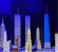 Modelo De Edificio Del World Trade Center 1:800 Vista De Calle De La Ciudad Bloques De Construcción MÓC-159549 Regalo Para Adultos Y Niños - details 6