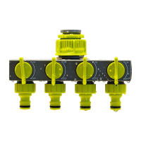 Divertido De 4 Maneras Para Grifo De Jardín Conector De Tubo De Agua Distruidor De Agua Para Grifo De Exterior Riega - details 7