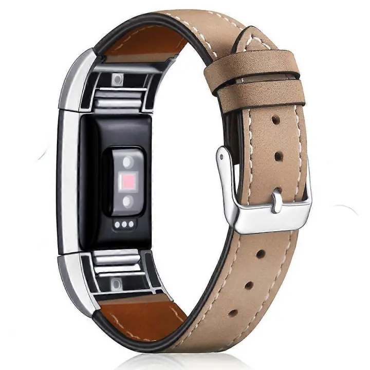 For Fitbit Charge 2 Genuine Leather Watch Band Replacement Wrist Strap Replacement - - 1