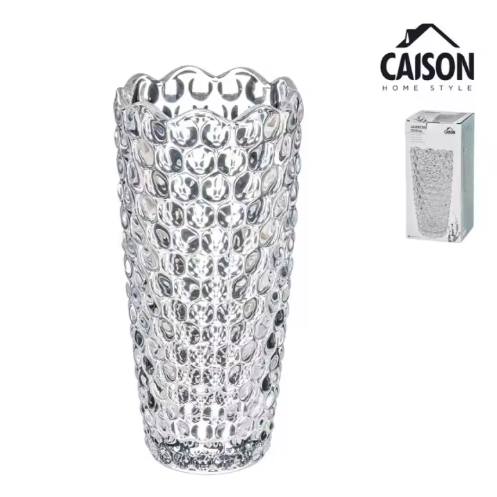 NUHEEL KAISON.JARRÓN CRISTAL HERA 19x8 Cm - 1