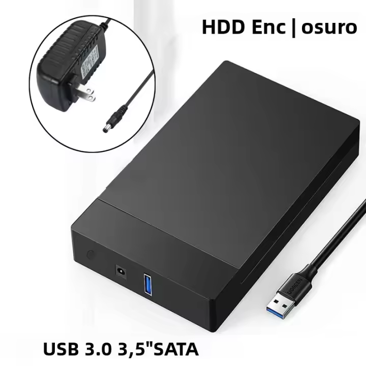 Caja De Carga Externa Para Disco Duro De 3.5 Pulgadas USB 3.0 Soporte Hasta 10TB Encerramiento De Disco Duro SATA Para PC Y Laptop Adaptador De Alta Velocidad - 1