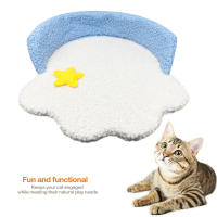 Rascador Árbol para Gatos en Forma de Nube, Rascador con Diseño Creativo de Estrella y Luna, Juguete Interactivo para Gatos, Mueble Moderno para Mascotas BPS-10837 - details 2