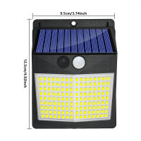 Lámpara Solar Exterior Con Sensor De Movimiento 238 LED Luz De Pared Segura Con 3 Modos De Iluminación Luz De Inundación Solar - details 7