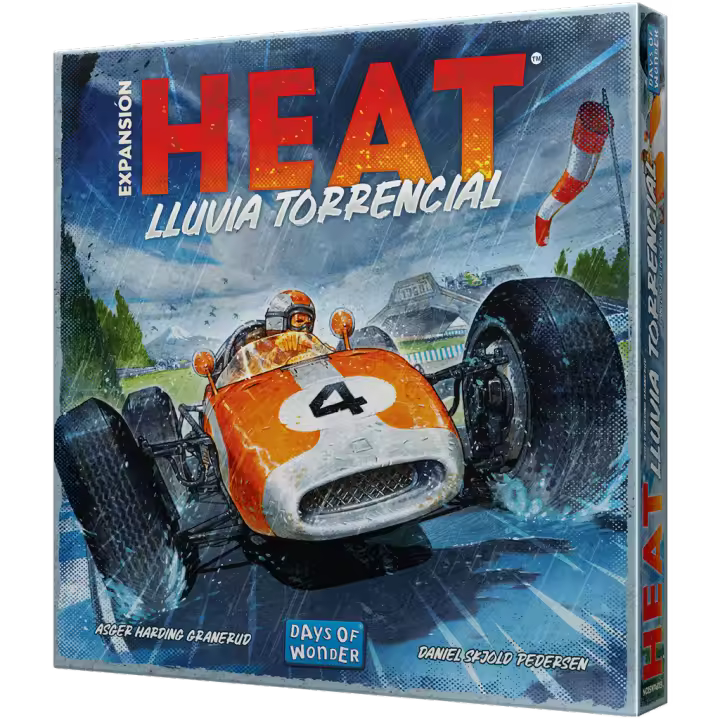 Heat: Lluvia torrencial expansión Juego de Mesa en castellano Days of Wonder - 1