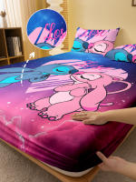 Sábana Ajustable Con Patrón De Stitch De Dibujo Animado Impreso En Acabado Mate Sin Funda De Almohada Para Dormitorio - details 1