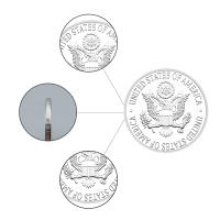 Moneda Commemorativa De Plata Para Kamala Harris Primera Vicepresidenta Y Mujer Medalla Coleccionable Regalo Con Diseño De Desafío Tamaño 40mm*3mm - details 7