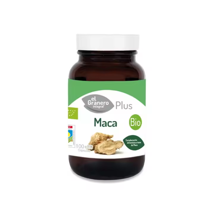 El Granero Maca Bio 100+20 Cápsulas - Salud de la Mujer - 1