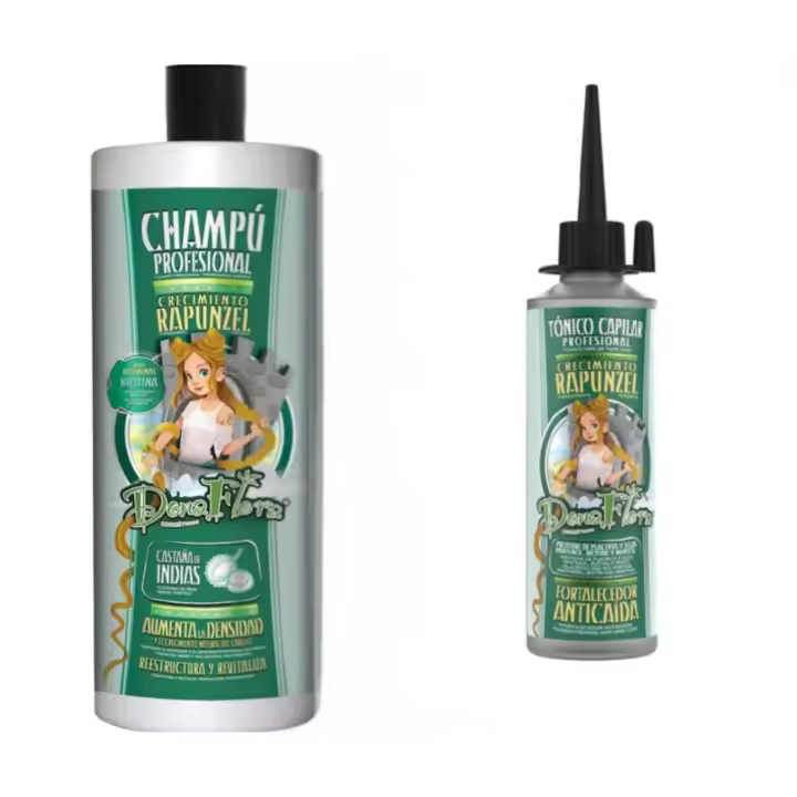 Dona Flora Rapunzel Shampoo 1000ml + Tónico Capilar 70ml Pack 2 – Rapunzel Dona Flora Crecimiento Cabello - 1