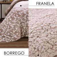 ARISE SHOP-Edredon Borreguillo Invierno  para Cama 90/105/-135/150, Reversible Franle Sherpa, Relleno Microfibra, Nórdico Cálido Suave,  con  Fundas de Almohada 50X70 cm. - details 7
