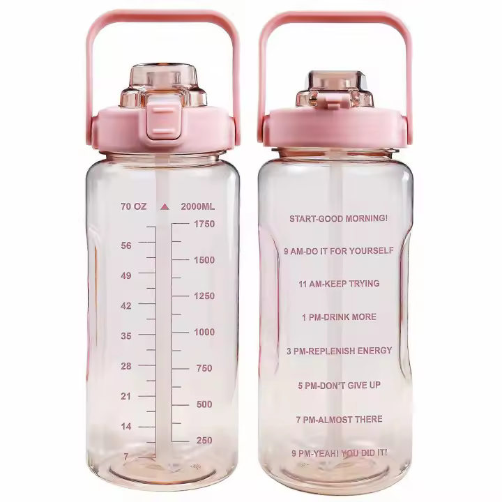 1pc Leakproof Insulated Water Bottle with Straw & Chug Lid - Durable with Storage Sleeve, Easy Carry Handle for All-Day Hydration - Perfect for Sports - 1