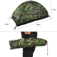 Carpa Camuflada Para Una Persona Impermeable Y Resistente Al UV Carpa De Camping Y Senderismo Con Apertura Rápida Automática Material De Aluminio Doble Capa - details 3