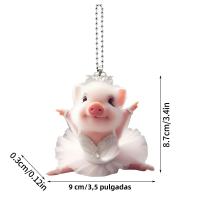 Colgante Decorativo De Cerdo Acrílico 2D Interesante Para Llaves De Coche Regalo Divertido Y Moderno Para Amigos - details 19