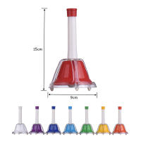 Kit De Campanas De Metal Diatónicas De 8 Notas Coloridas Juguete Musical Para Niños Instrumento De Percusión Manual Para Aprendizaje Musical Y Enseñanza - details 9
