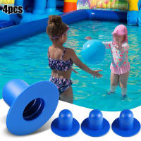 4pcs De Tornillos Para Pared De Piscina En Plástico Azul O Negro Tapa De Agujero Para Bomba De Piscina Y Filtro Stopper De Agua - details 1