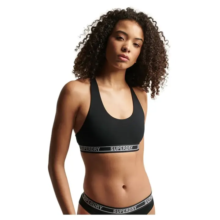 Superdry Sujetador Multi Logo Crop Lette - 1
