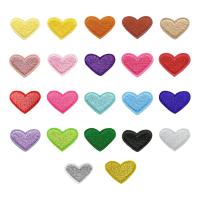 22Pcs Parches De Corazón Para Reparación Y Artesanía Parches Bordados De Aplicación a Hierro Para Bolsos Ropa Familiar Sombreros Técnica De Bordado Manual - details 1