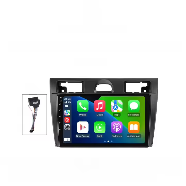 Radio Multimedia Para Ford Fiesta Mk VI 5 2002-2008 Android 14 OS Pantalla De 9 Pulgadas Con CarPlay Android Auto Y GPS Estéreo Sin Cables - 1