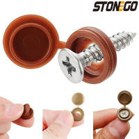 STONEGO 50PCS/Bag Cubiertas De Protección Para Tornillos Y Botones De Plástico Plegables Y Desmontables Para Decoración Y Muebles - details 0