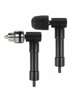 Herramienta De Ángulo Recto Negro Para Taladro Eléctrico Adaptador De Hierro De Aluminio Herramienta Giratoria Para Espacios Estrechos - details 7