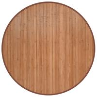 vidaXL Alfombra redonda bambú 100 cm Color Negro,  Natural,  Marrón y mas Alfombras de área  Alfombra de Piso para Sala de Estar Dormitorio Habitación Salón - details 5