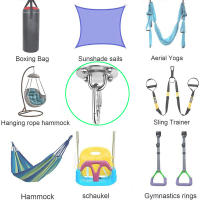 Gancho De Suspensión De Acero Inoxidable 304 Para Hamaca Y Gimnasio Anclaje Para Techo Kit De Colgaje Aéreo Herramienta De Metalworking - details 6