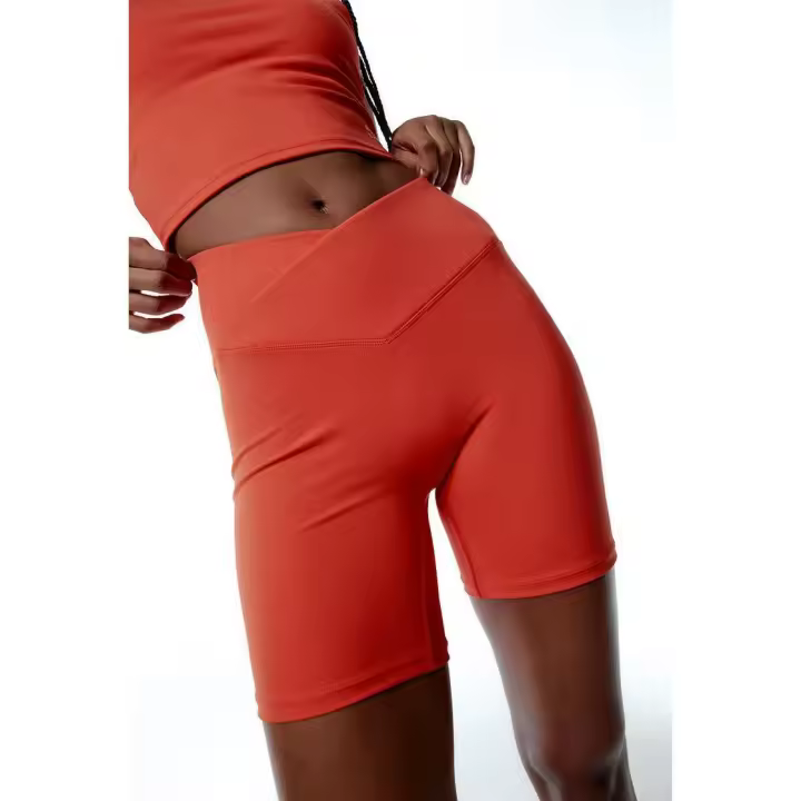 Short deportivo biker Ica - Coral Black Limba - 1