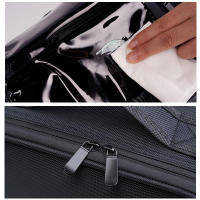 Nueva Bolsa De Maquillaje Para Mujer Viaje Impermeable De Tela Oxford Organizador De Cosméticos Con Cerradura De Cremallera Estilo Casual - details 8