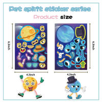 Puzzle De Stickers De Planetas En El Espacio Para Niños DIY Juego Educativo De Dibujo Cartoon Regalo Para Niñas Y Niños - details 7