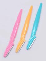 30Pcs/Bote Cepillo De Cejas Con Contenedor Afeitadora De Cejas Segura Herramientas De Corte Para Eliminación De Vello - details 4
