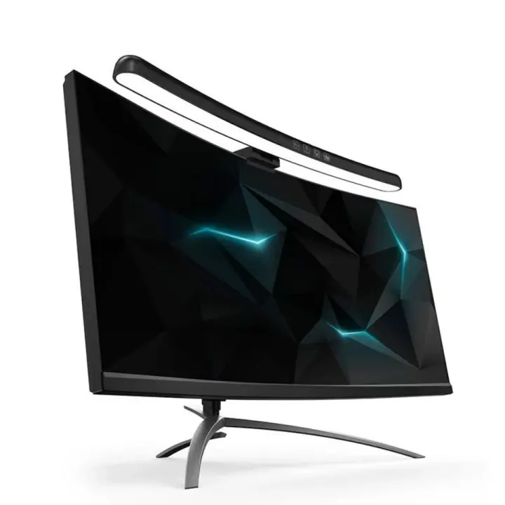 Lámpara De Escritorio LED RGB USB Para Monitor Curvo Sin Etapas Luz De Ambiente Para Escritorio Iluminación Moderna Con Control Táctil - 1